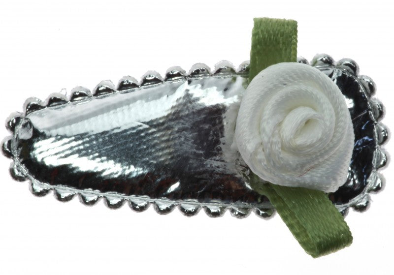 Louka Borstvoedingslintje roosje zilver wit