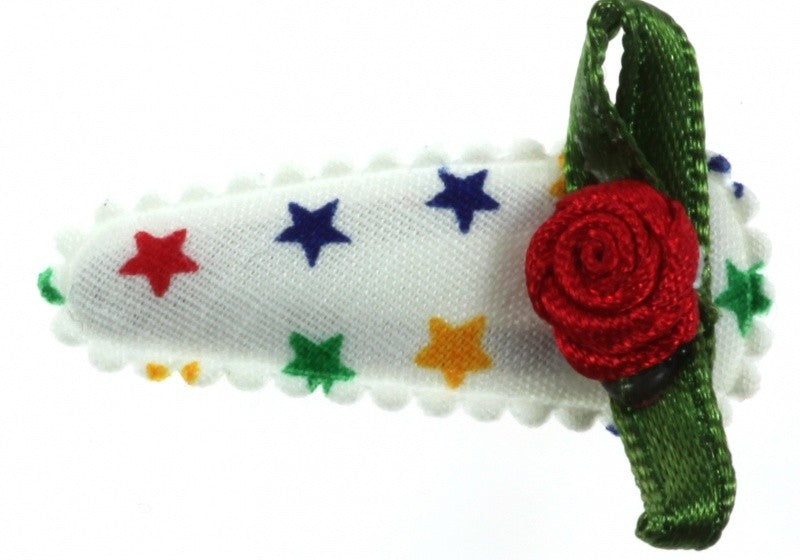 Louka Borstvoedingslintje wit met gekleurde ster rood