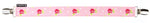 Louka Speelgoedkoord roze met witte stip en roosje
