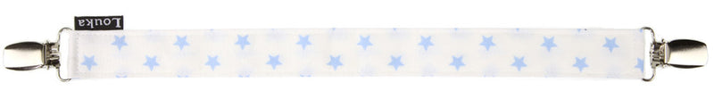 Louka Speelgoedkoord wit met licht blauwe ster